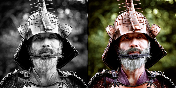 Photo Colorization - The Samurai