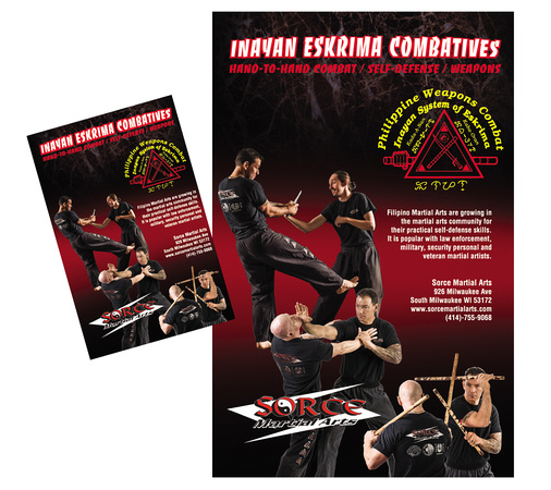 Inayan Combatives Graphics - 11" x17" Poster, Half Page Flyer, Photography